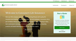 Desktop Screenshot of consumerslife.com